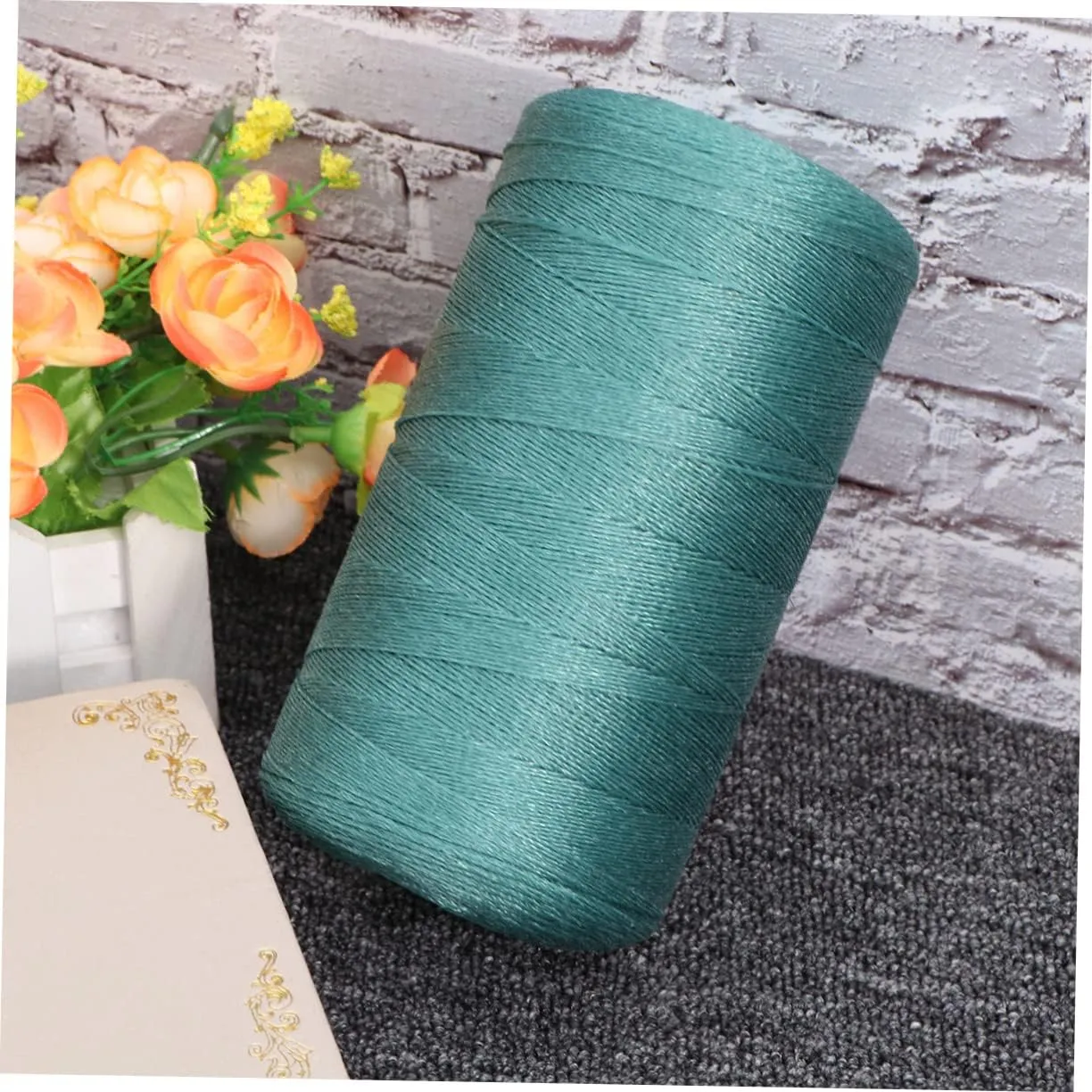 DOITOOL 2pcs Braid Fishing Lines Fishing Nylon Rope Weaving Fishing Rope Glue Thread to Weave Lace Thread