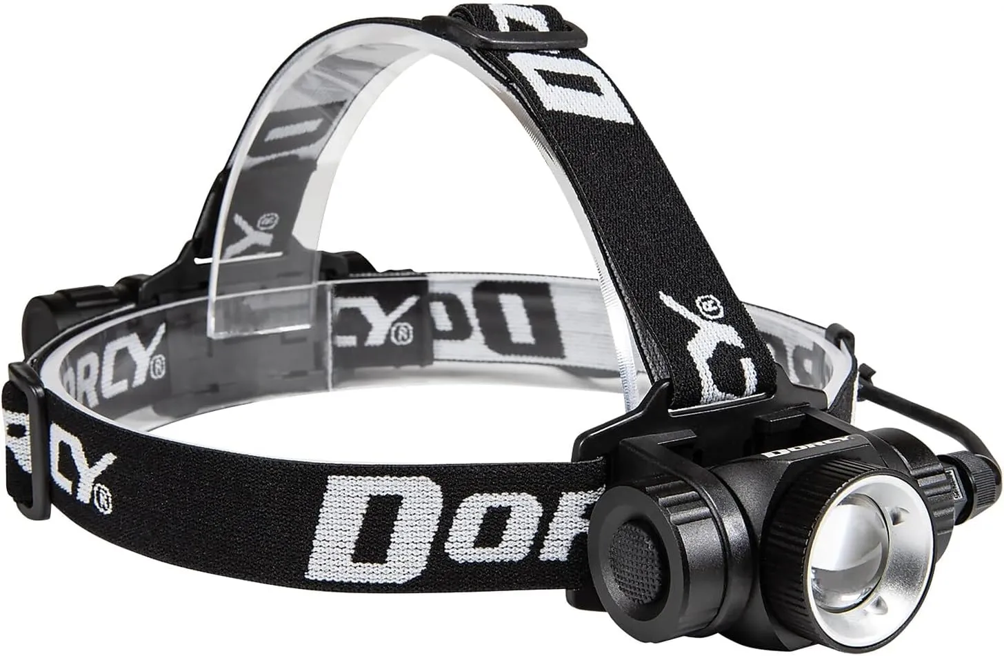 Dorcy 41-2121 1,000-Lumen Pro Water-Resistant Aluminum LED Rechargeable Headlamp