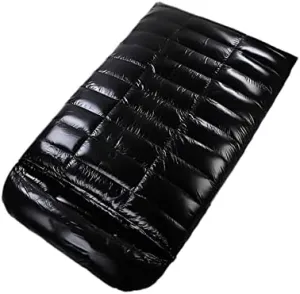 Double Four Seasons Outdoor Camping Sleeping Bag Ultra-Light Storage Folding Women and Men Suitable for Hiking Soft and Warm,Black