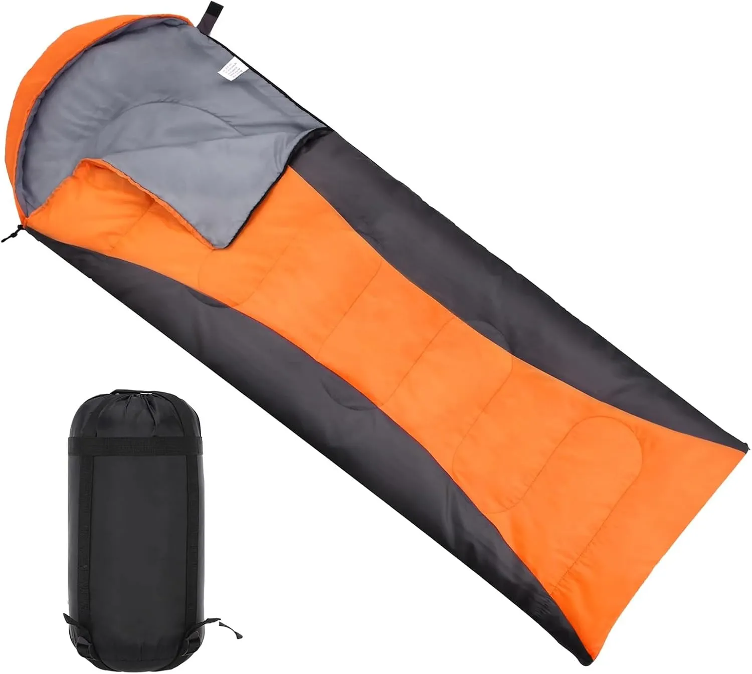 Double Sleeping Bag for Adults with 2 Pillows, 2 Person Sleeping Bag for Waterproof Large Sleeping Bags for Family Camping Backpacking Hiking Outdoor
