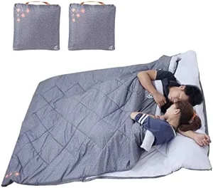 Double Sleeping Bag Portable Lightweight 2 Person Adult Waterproof Down Sleeping Bag for Hiking Backpacking