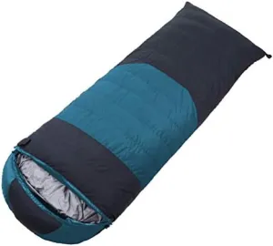 Down Sleeping Bag 3-4 Seasons, 210 * 80 cm, Water Resistant Sleeping Bag for Outdoors, Camping, Backpacking, Hiking, Trekking and Outdoor Activities