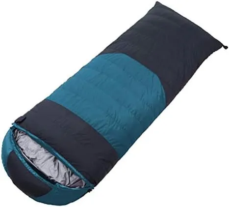 Down Sleeping Bag 3-4 Seasons, 210 * 80 cm, Water Resistant Sleeping Bag for Outdoors, Camping, Backpacking, Hiking, Trekking and Outdoor Activities
