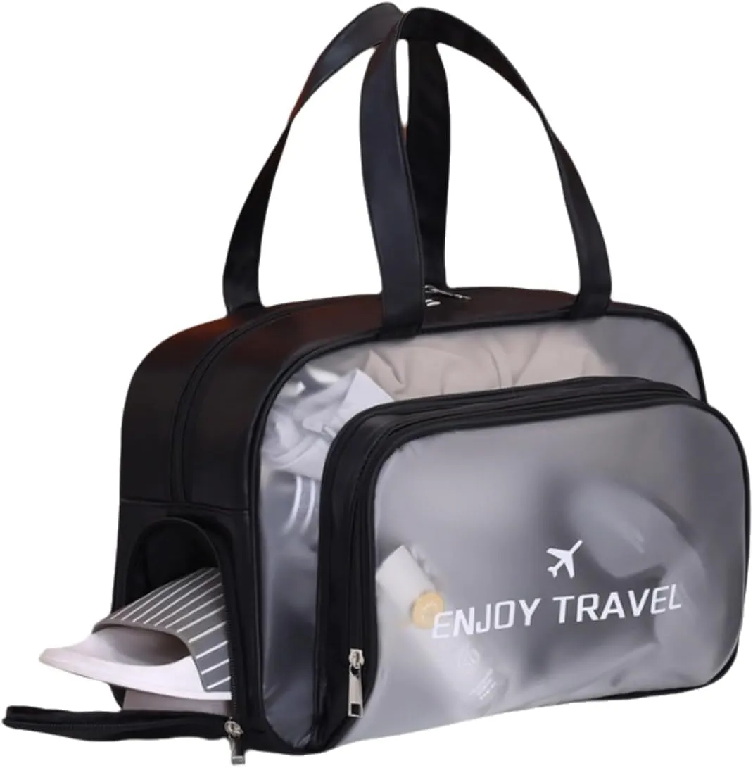 Dry-wet separated waterproof swimming bag, beach bag, fitness and sports bag, multi-functional and multi-space storage bag