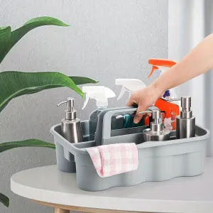 Durable Plastic Cleaning Caddy with Handle