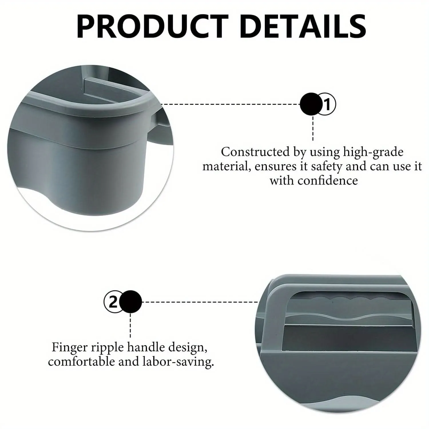 Durable Plastic Cleaning Caddy with Handle