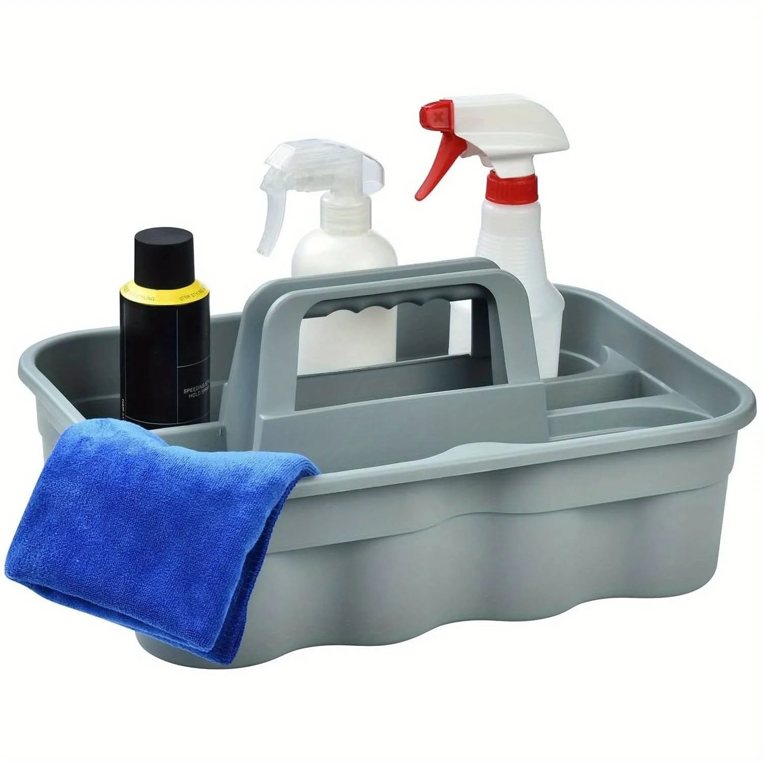 Durable Plastic Cleaning Caddy with Handle