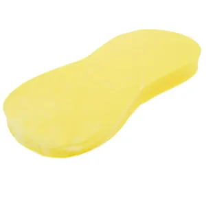 Durable Practical Expanding Bone Shaped Car Wash Sponge Yellow