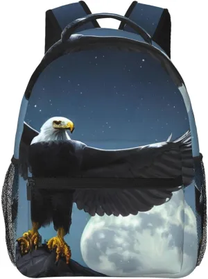 Eagle under the stars Backpack, suitable for light travel, daily multi-purpose bag, suitable for commuting, cycling, work