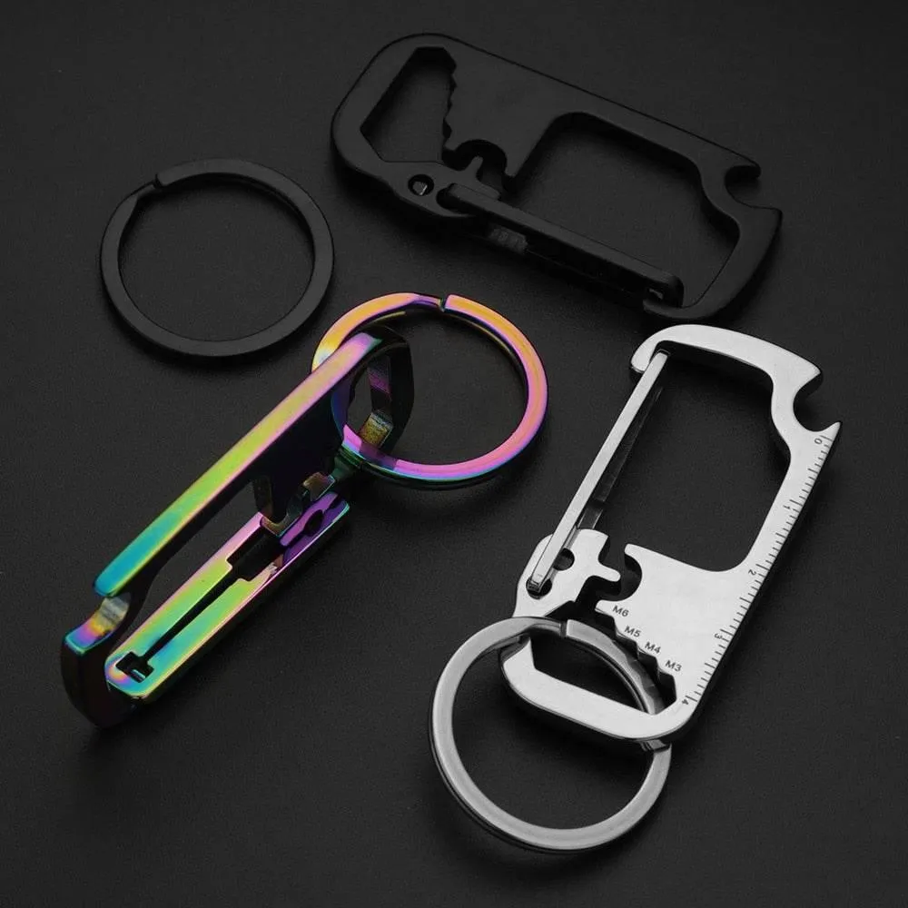 EDC Keychain Multi-Tool - Stainless Steel Bottle Opener