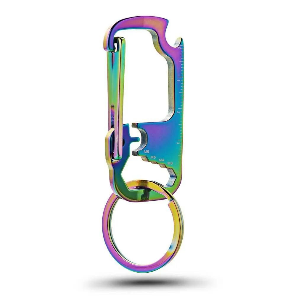 EDC Keychain Multi-Tool - Stainless Steel Bottle Opener