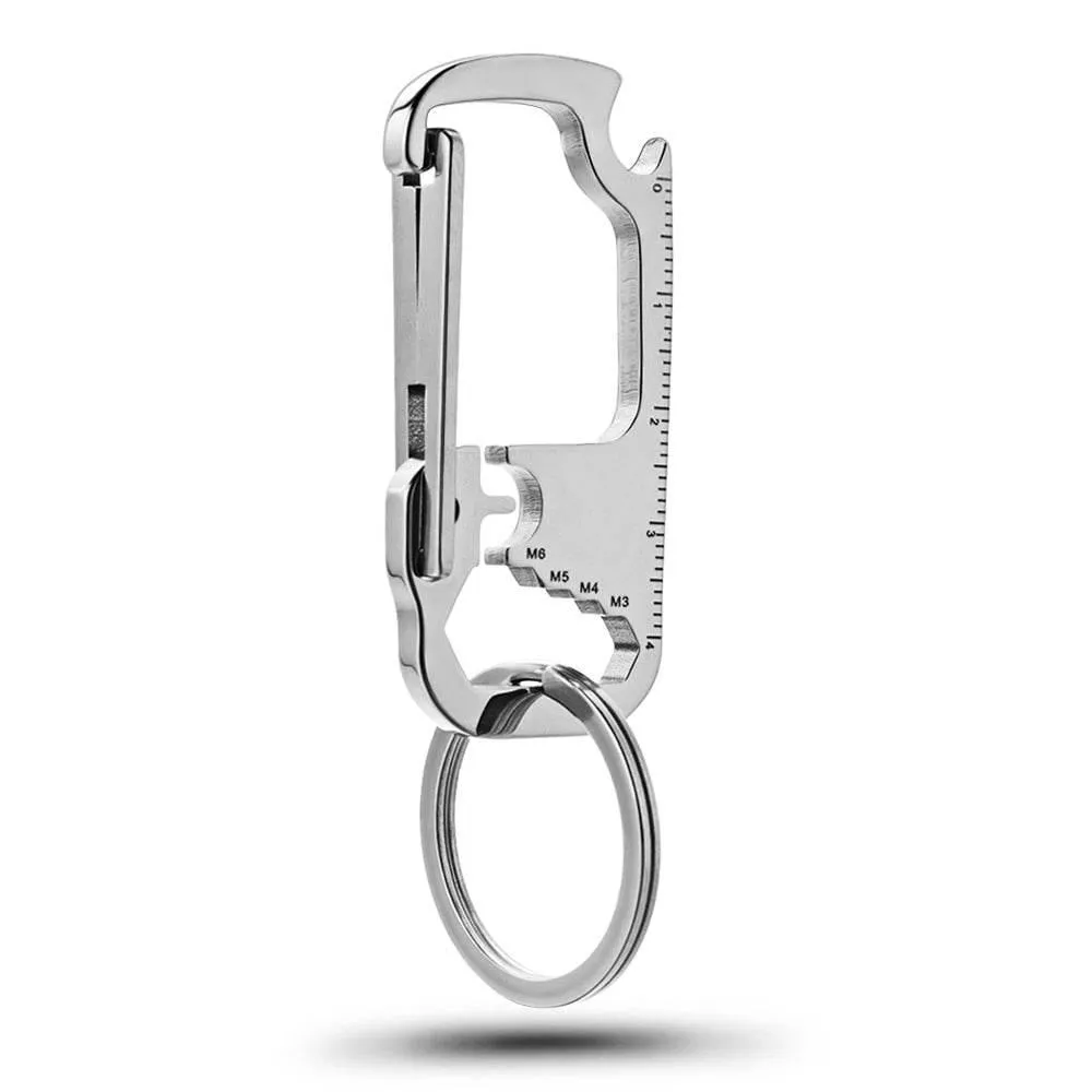 EDC Keychain Multi-Tool - Stainless Steel Bottle Opener