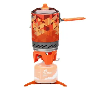 Efficient Outdoor Cooking:  Heat Exchanger Stove