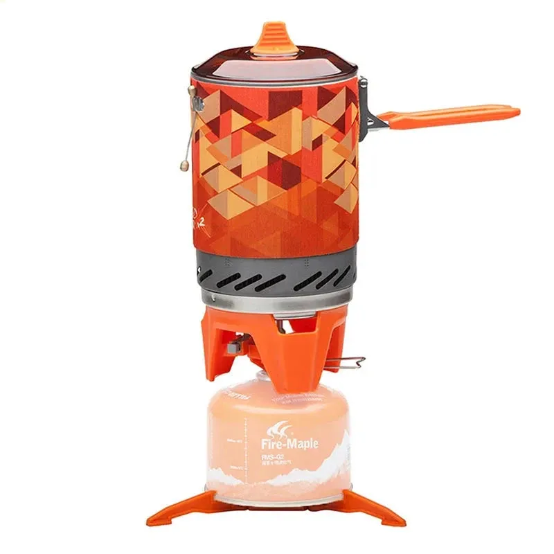 Efficient Outdoor Cooking:  Heat Exchanger Stove