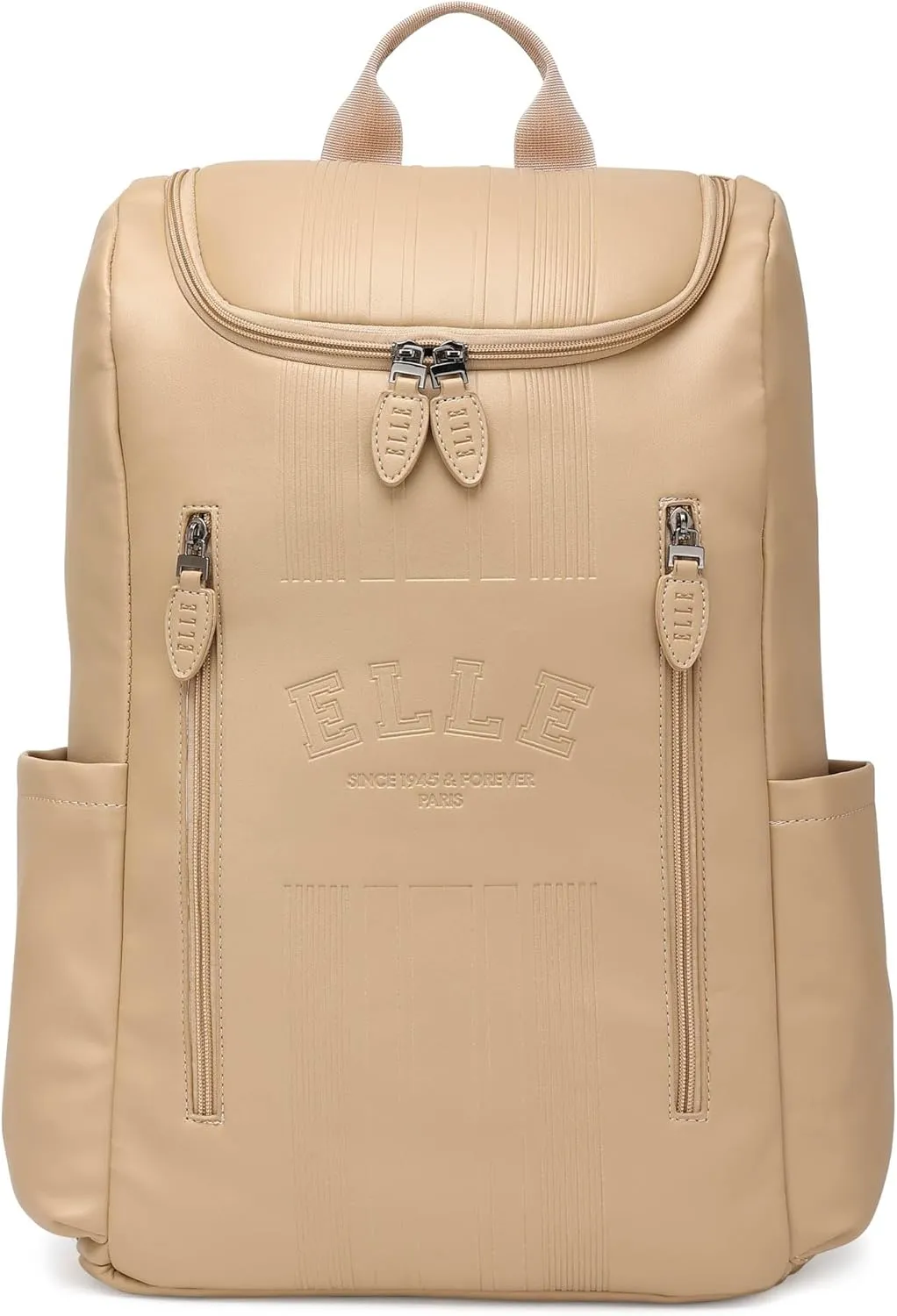 Elle Roamer 22L Vegan Leather Backpack | Nude