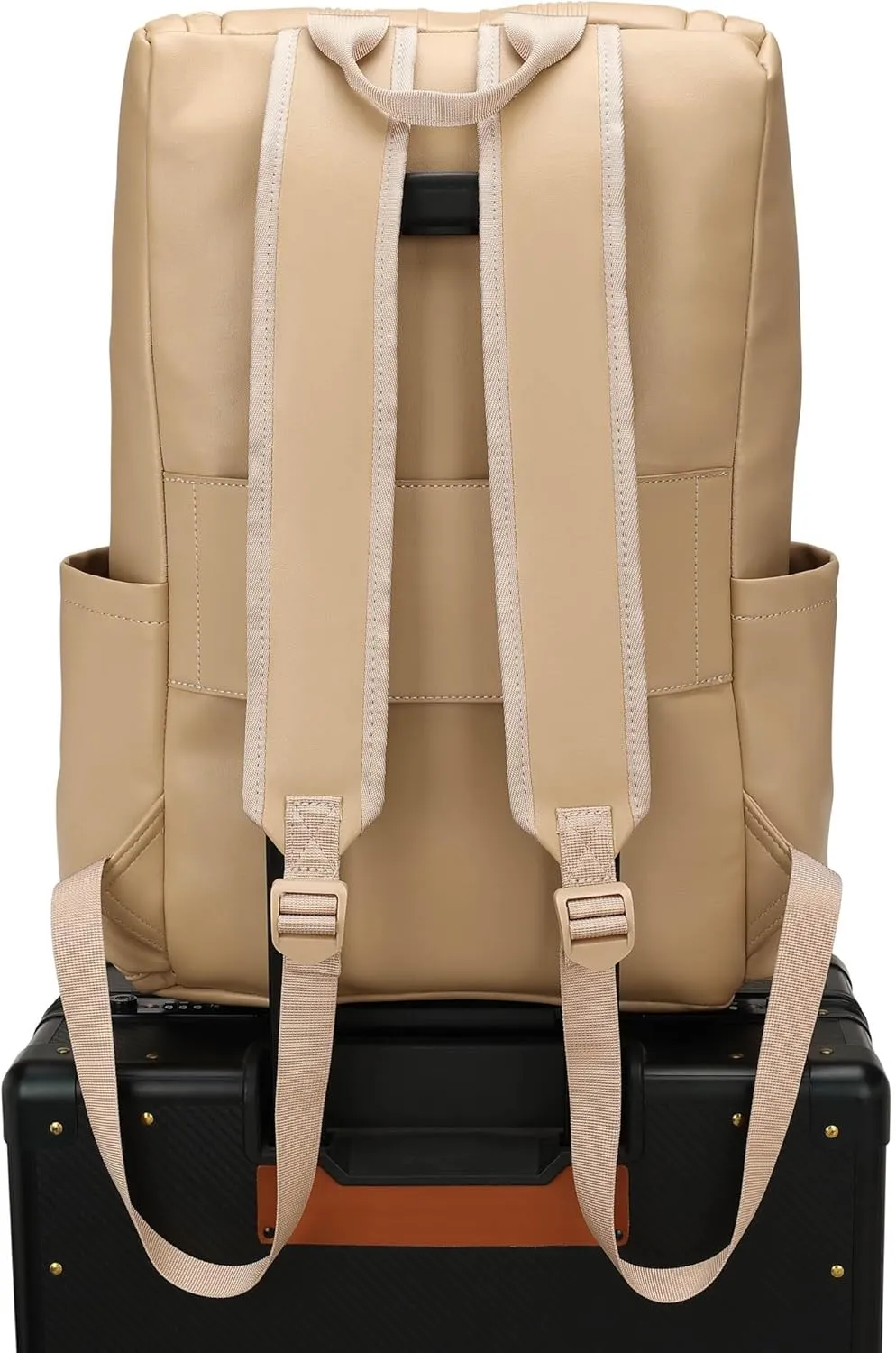 Elle Roamer 22L Vegan Leather Backpack | Nude