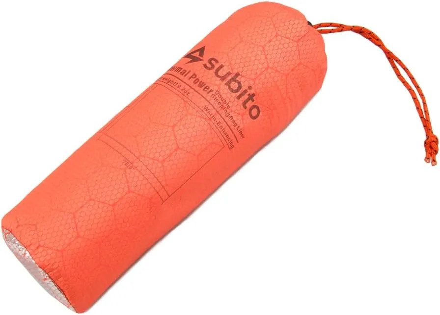 Emergency Sleeping Bag, Ultra Lightweight Waterproof Thermal Bivy Sack Cover Portable Emergency Blanket Shelter Survival Kit for Hiking Outdoor Camping