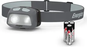 Energizer HDL40 LED Headlamp, 500 Lumen, IPX7 Waterproof, Multi-Colored Headlamp, Hands-Free Light, Batteries Included
