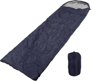 Envelope Sleeping Bag Adult Outdoor Sleep Bag Double End Zipper Lightweight Sleeping Bag Waterproof 3 Season Sleeping Bag for Camping Hiking Fishing(Navy Blue)