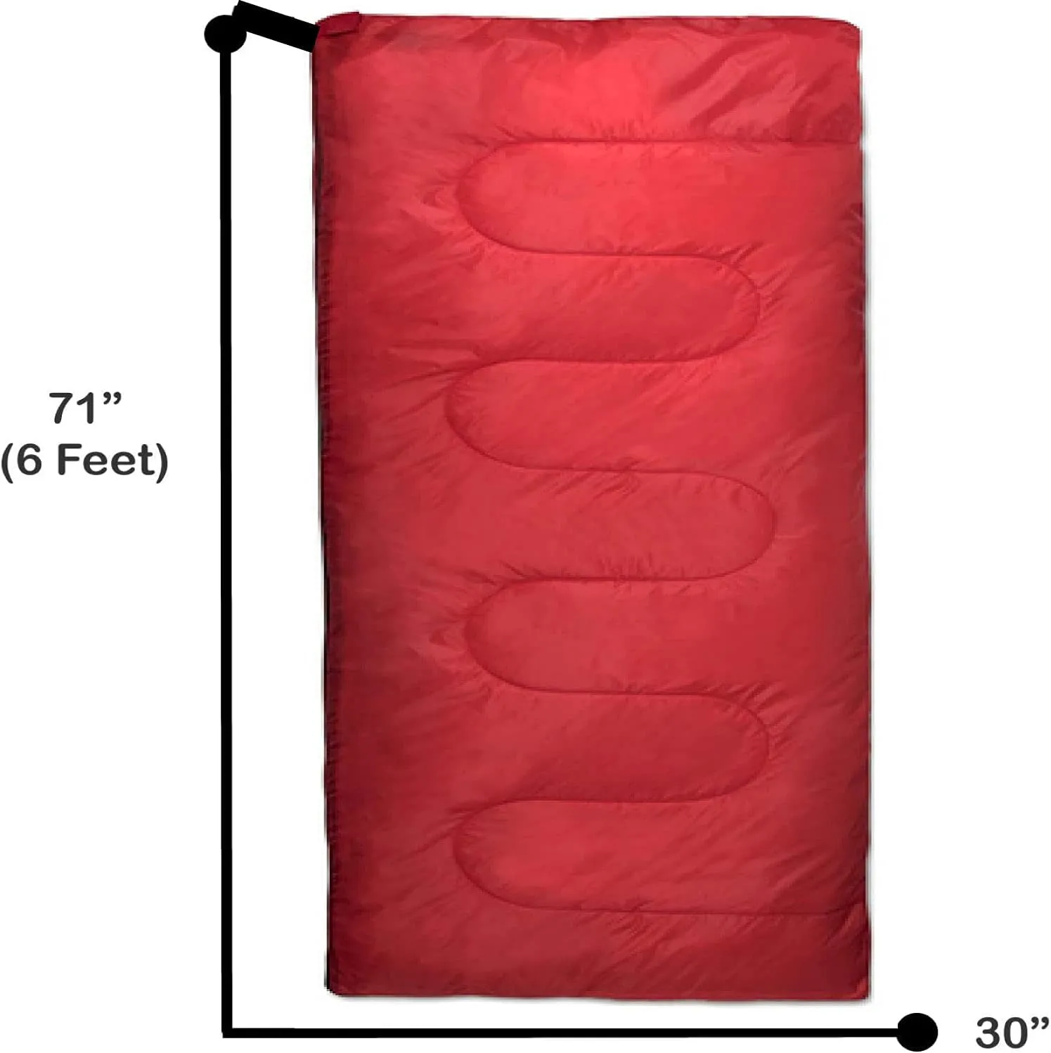 Envelope Sleeping Bags 4 Seasons Warm or Cold Lightweight Indoor Outdoor Sleeping Bags for Adults, Backpacking, Camping