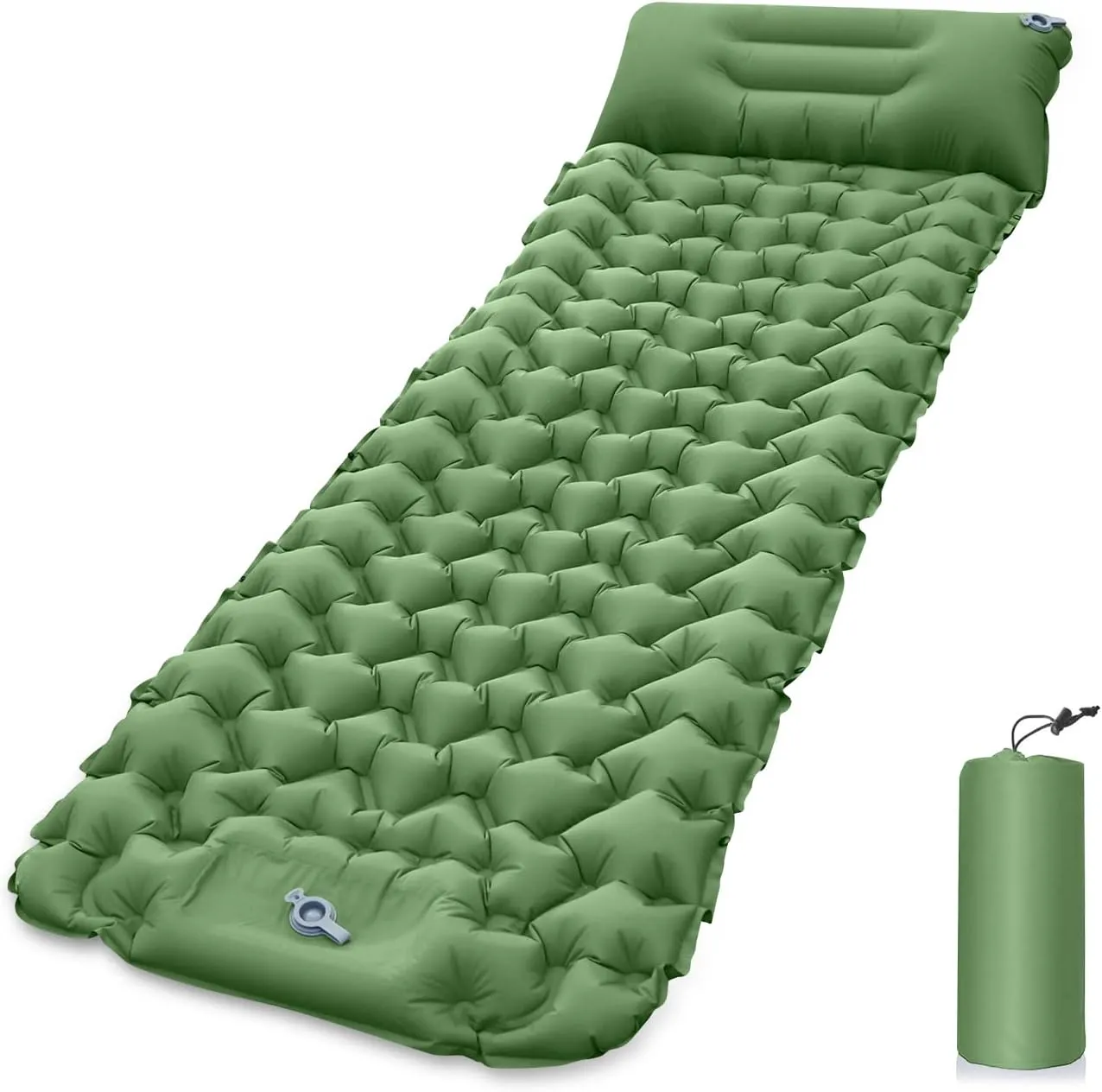 Ergocar Inflatable Sleeping Pad, Quick Inflation Outdoor Camping Air Mattress, Ultralight Inflatable Airbed, Portable & Folding Waterproof Camping Mattress for Backpacking, Hiking and Traveling