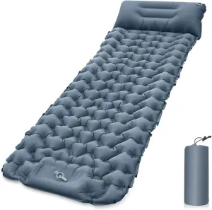 Ergocar Inflatable Sleeping Pad, Quick Inflation Outdoor Camping Air Mattress, Ultralight Inflatable Airbed, Portable & Folding Waterproof Camping Mattress for Backpacking, Hiking and Traveling