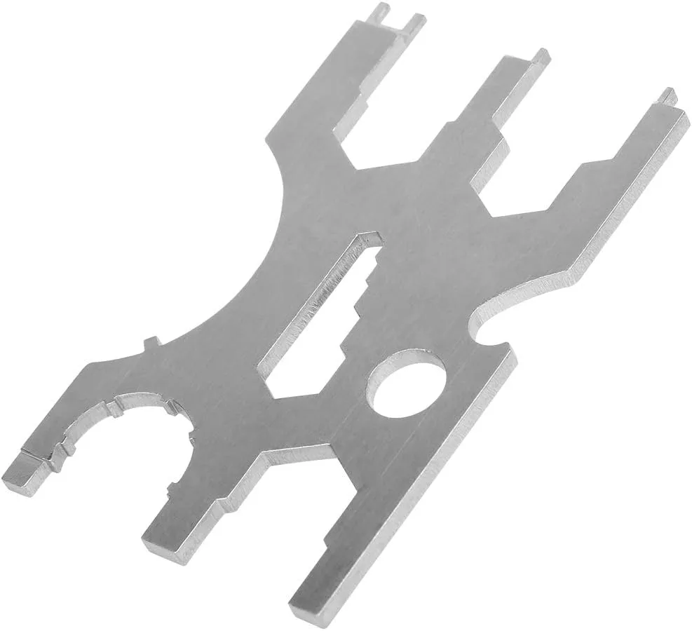 EVTSCAN 15 in 1 Scuba Diving Repair Multi Tool for Repairing Scuba Gear, Stainless Steel Hand Tool, Remove and Replace The Most Common Scuba Regulators Hoses, Field Emergency Repair