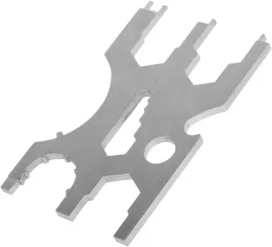 EVTSCAN 15 in 1 Scuba Diving Repair Multi Tool for Repairing Scuba Gear, Stainless Steel Hand Tool, Remove and Replace The Most Common Scuba Regulators Hoses, Field Emergency Repair