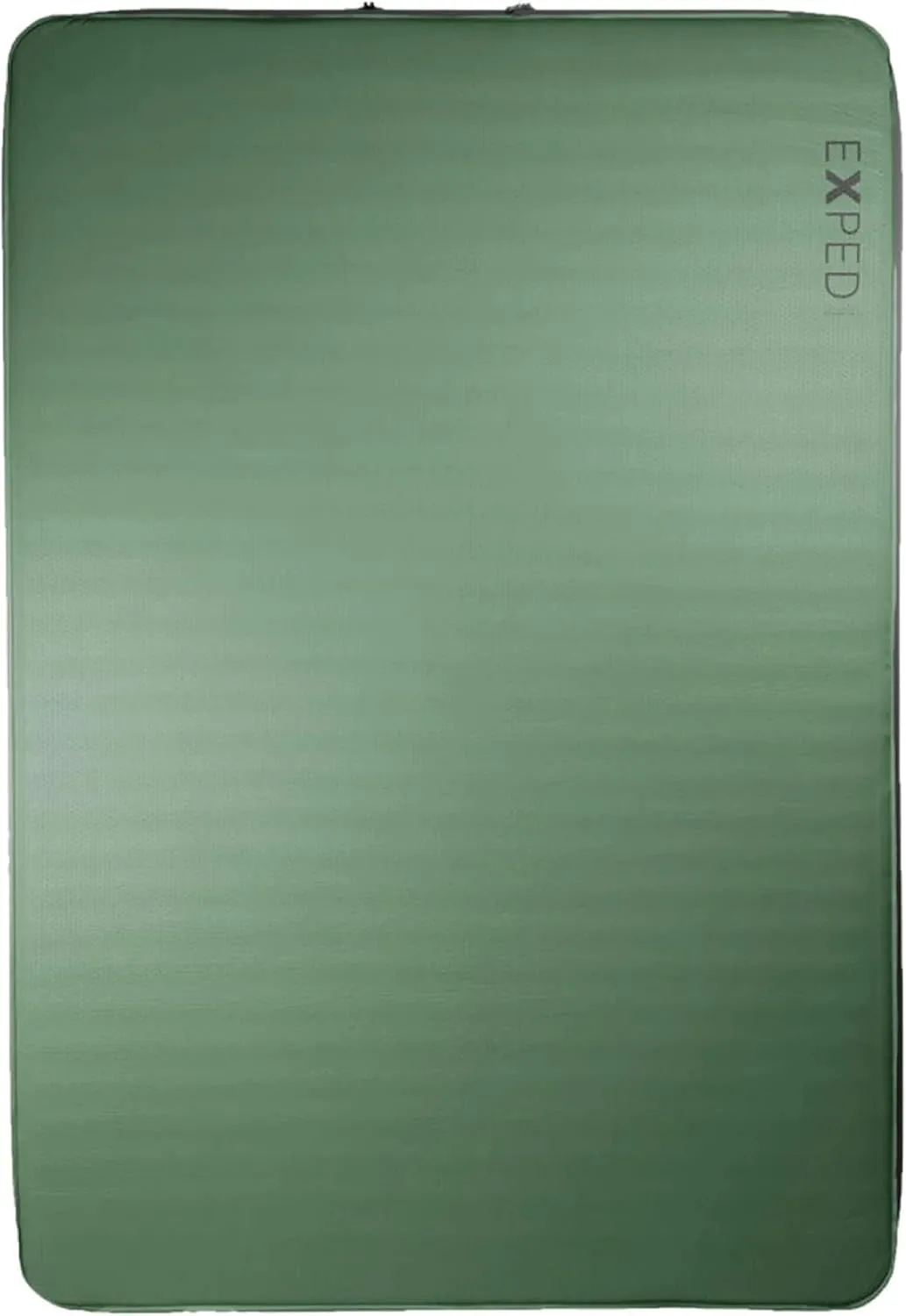 Exped MegaMat 10 Duo - Self Inflating Foam Sleeping Pad, 4" Thickness Camping Bed, Compact and Lightweight, Mini Pump Included, Green, Queen - Past Season