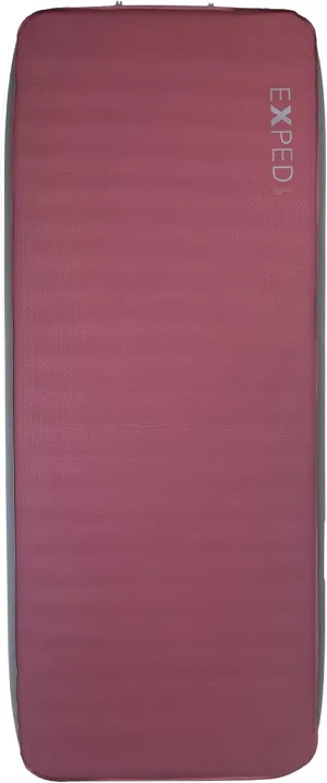 Exped MegaMat 15 - Self Inflating Foam Sleeping Pad, 6" Thickness Camping Bed, Compact and Lightweight, Mini Pump Included, Burgundy, Long Extra Wide - Past Season