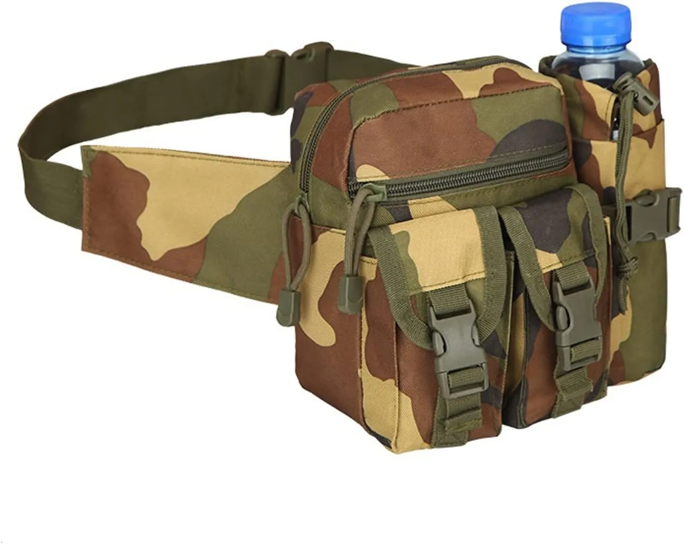 Fanny Pack Military Tactical Waist Bag Fanny Pack EDC Water Bottle Pouch Men Waterproof Outdoor Sports Running Hunting Fishing Hiking Bags (3)