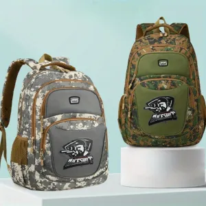Fashion Camouflage Print Knapsack | Casual Large Capacity