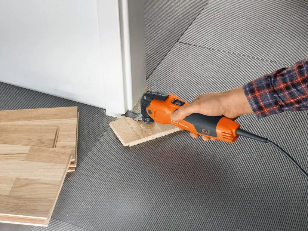 Fein MultiMaster MM 500 Start Oscillating Kit for Interior Construction and Renovation - 350W, Starlock Max Mount, QuickIn System, Lower Vibration, Constant Speed - 72295264090