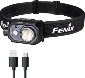 Fenix HL45R 1000 Lumen Zoomable Headlamp, USB-C Rechargeable, 3X AAA Dual Fuel, Gesture Sensing, Adjustable Focus with Floodlight,Spotlight, Red Light and Organizer