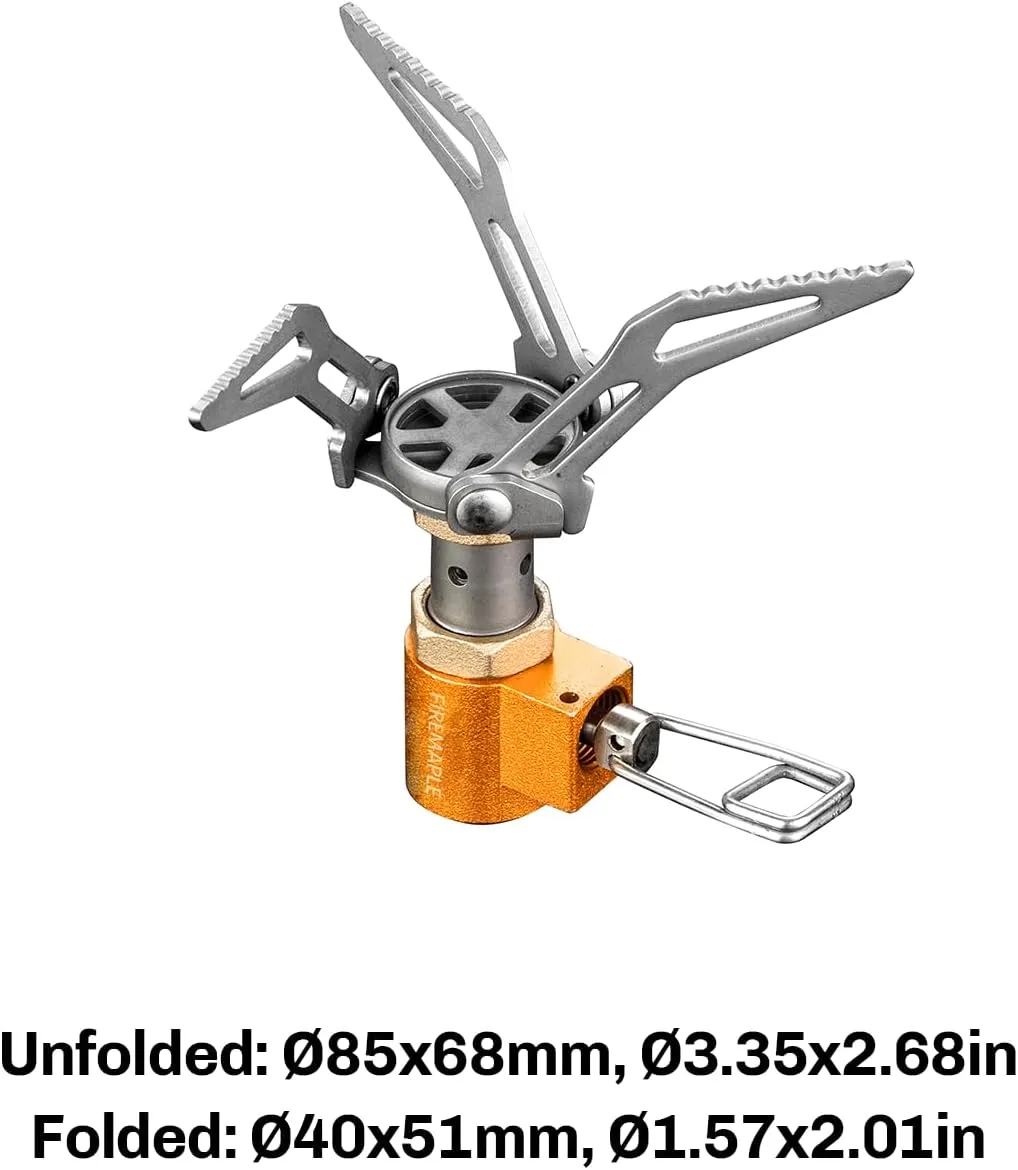 Fire-Maple FMS-300T Portable Stove Ultra Light, Hiking Stove Titanium for Backpacking Camping Outdoor, ISPO Design Award Gold Winner