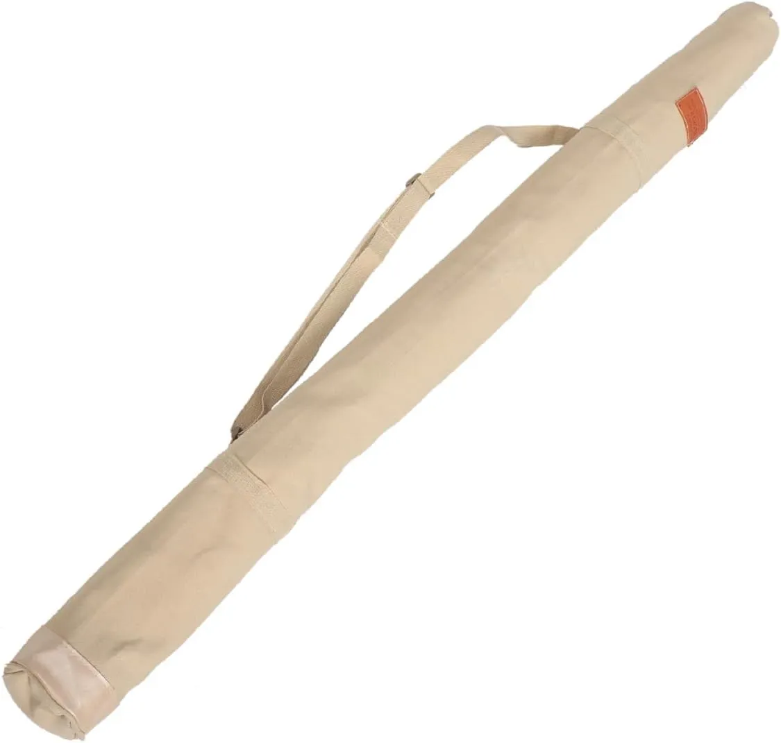Fishing Rod Carry Case Oxford Canvas Waterproof Compact Organized for Travelers and Anglers