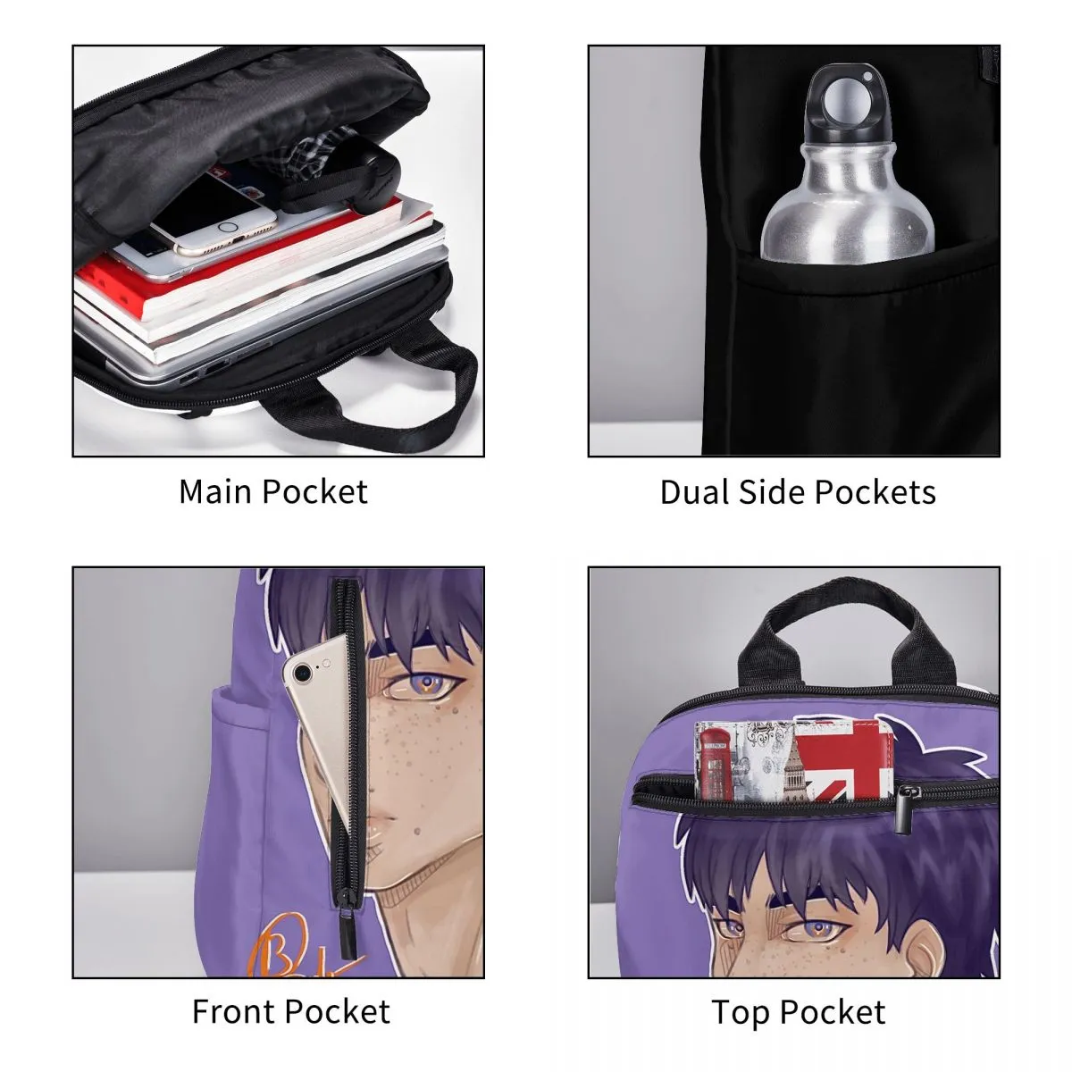 Five-star 418065678 Backpack Refund policy Lightweight