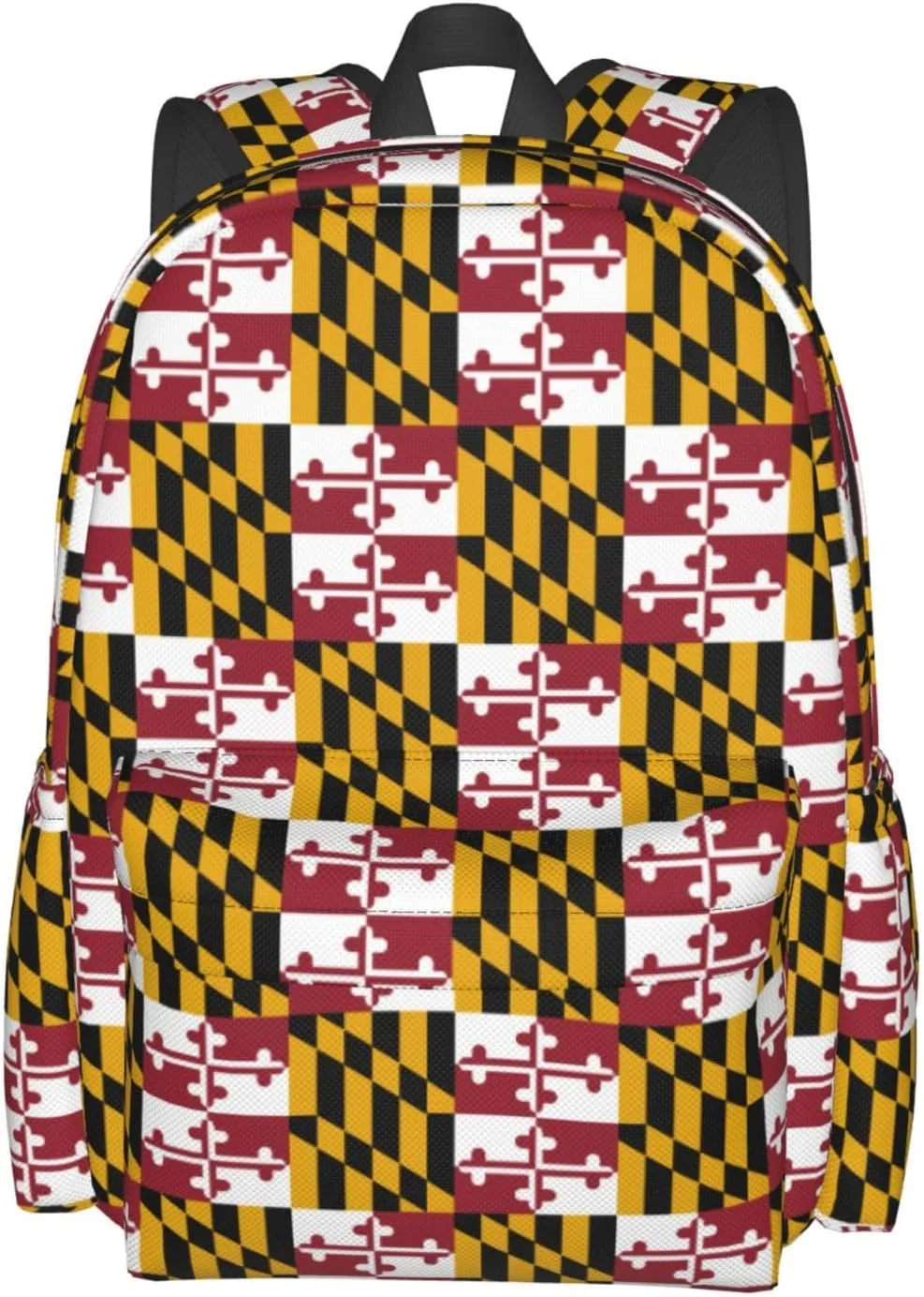 flag of maryland Backpack Large Capacity Backpack Lightweight Double Shoulder Bag For Women Men Travel