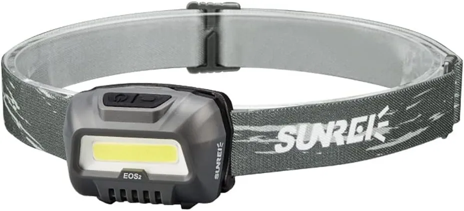 Flood Headlight Cob Head-Mounted Work Headlight Night Running Repair Dry Battery Waterproof Headlight