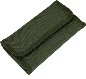 Fly Tying Tool Pouch Durable Fishing Lure Storage Holder Roll Up Portable Outdoor Nylon