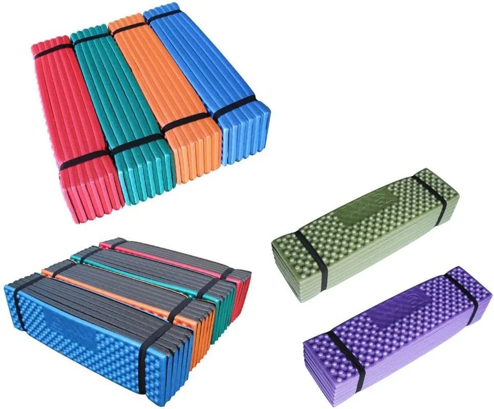 Foam Camping Pads for Sleeping, Ultralight Foldable Foam Sleeping Mats for Outdoor Hiking Backpacking, Waterproof Soft Camping Mattress
