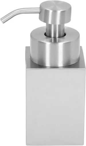 Foaming Stainless Steel Shower Gel Shampoo Dispenser with PP Pump for Bathroom Kitchen Laundry Room