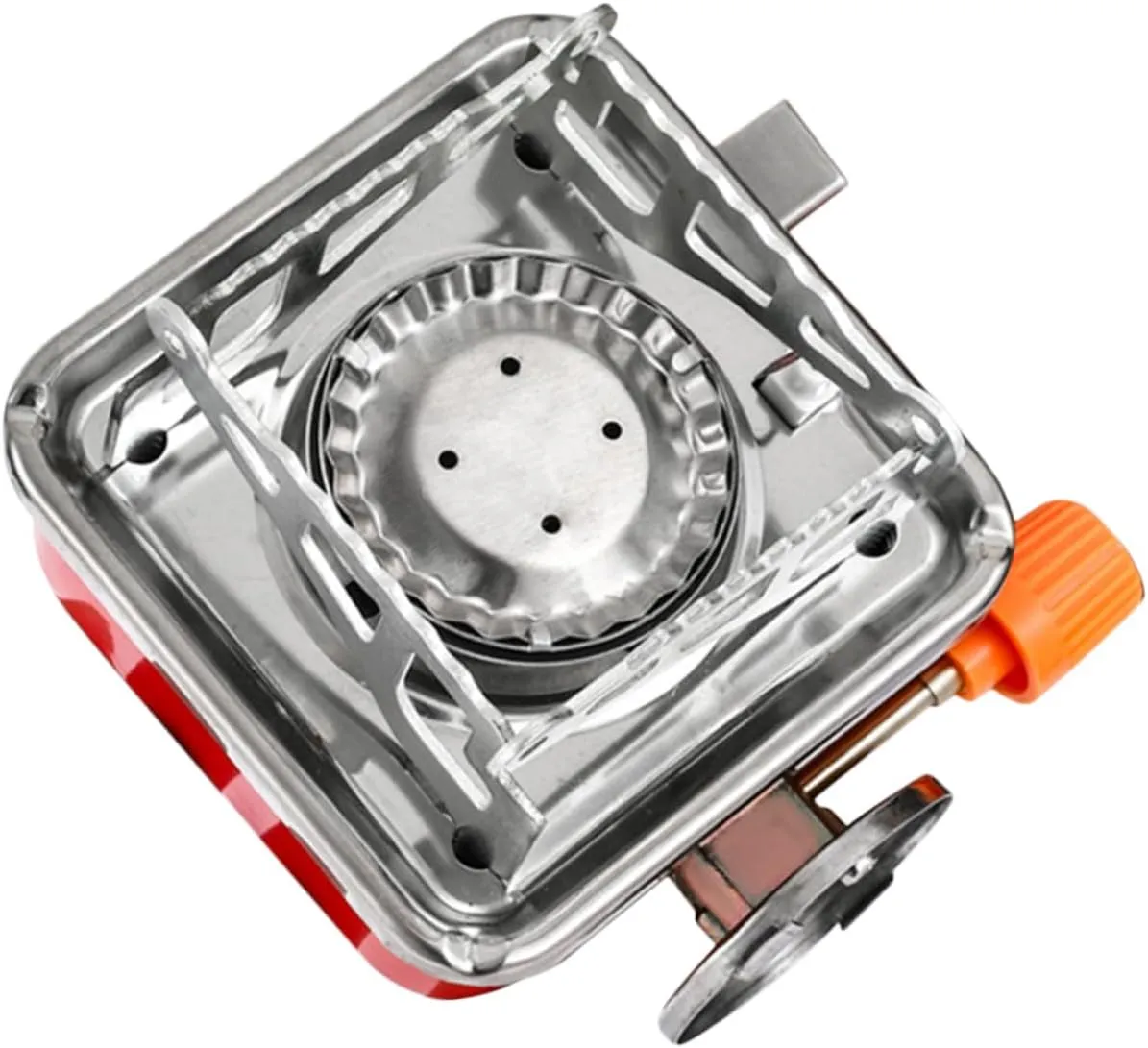 Folding Stove Portable Gas Burner for Camping Lightweight Compact Design Cast Construction for Outdoor Cooking Hiking Fishing and More
