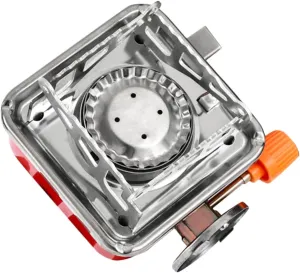 Folding Stove Portable Gas Burner for Camping Lightweight Compact Design Cast Construction for Outdoor Cooking Hiking Fishing and More
