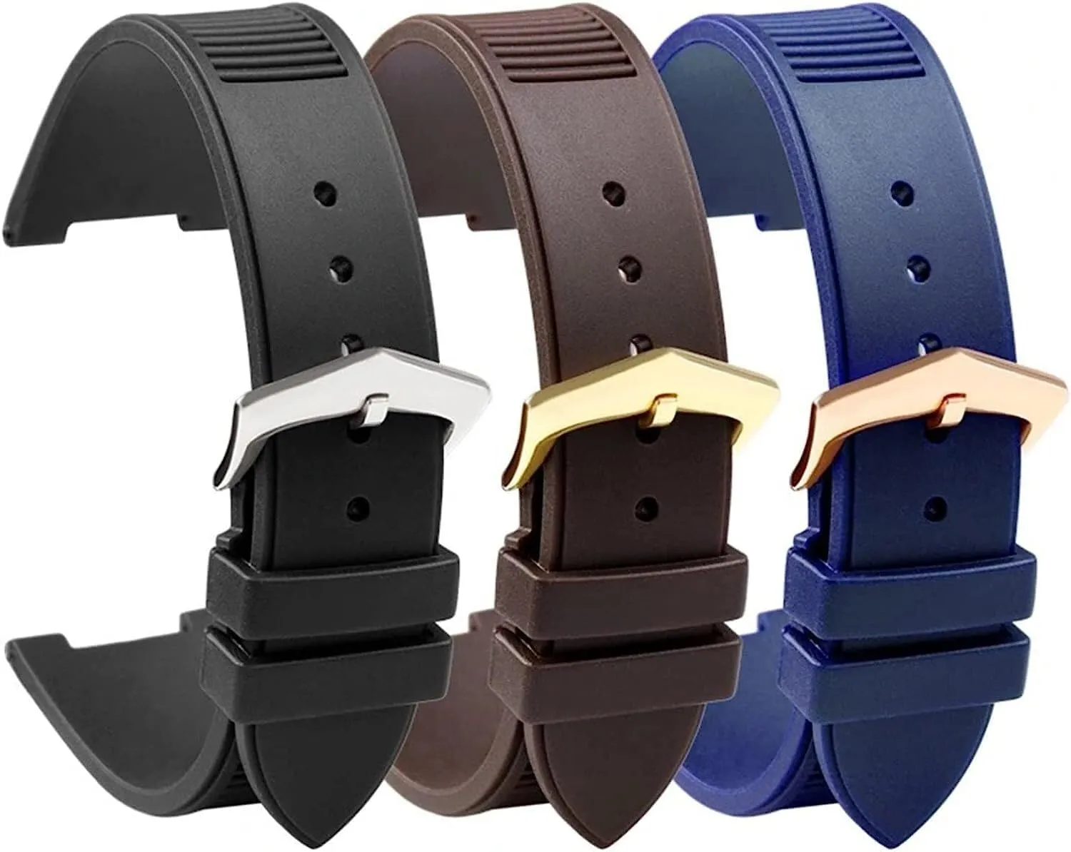 For Patek Philippe Nautilus 5711 5712G Silicone black blue brown wristband Sports Rubber Watch band