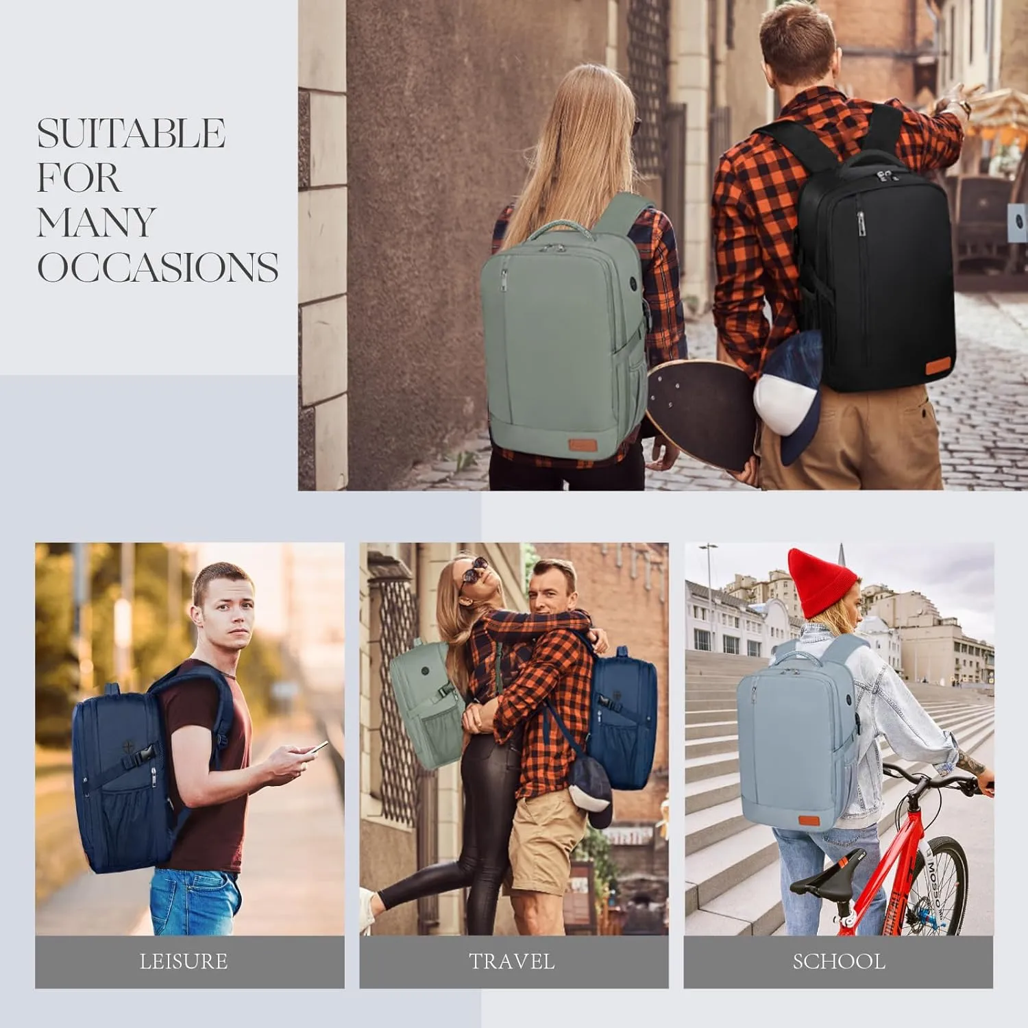 for Spirit Airlines Personal Item Bag 18x14x8 Inches Frontier Airlines Personal Item Bag Travel Backpack Carry on Flight Approved Carry on Backpack for traveling on airplane