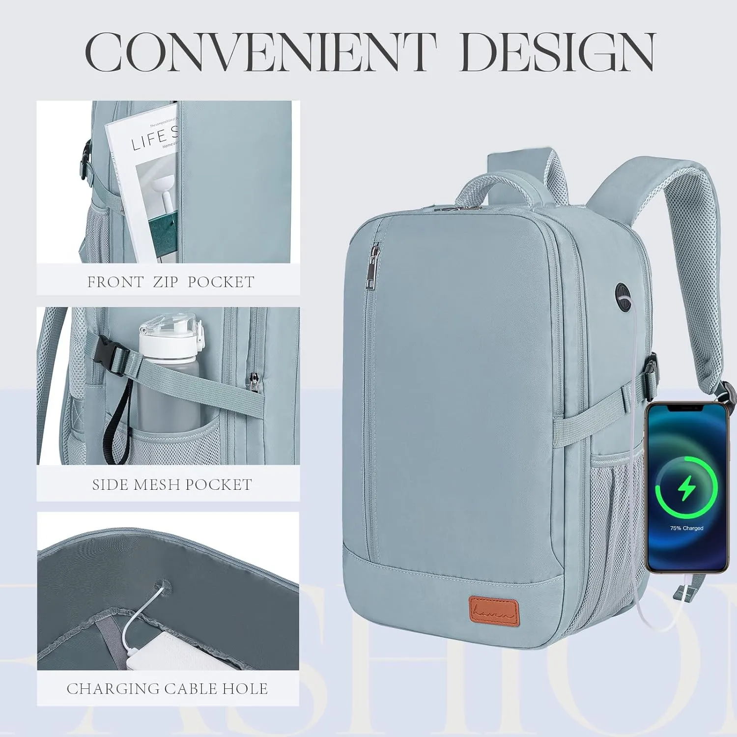 for Spirit Airlines Personal Item Bag 18x14x8 Inches Frontier Airlines Personal Item Bag Travel Backpack Carry on Flight Approved Carry on Backpack for traveling on airplane