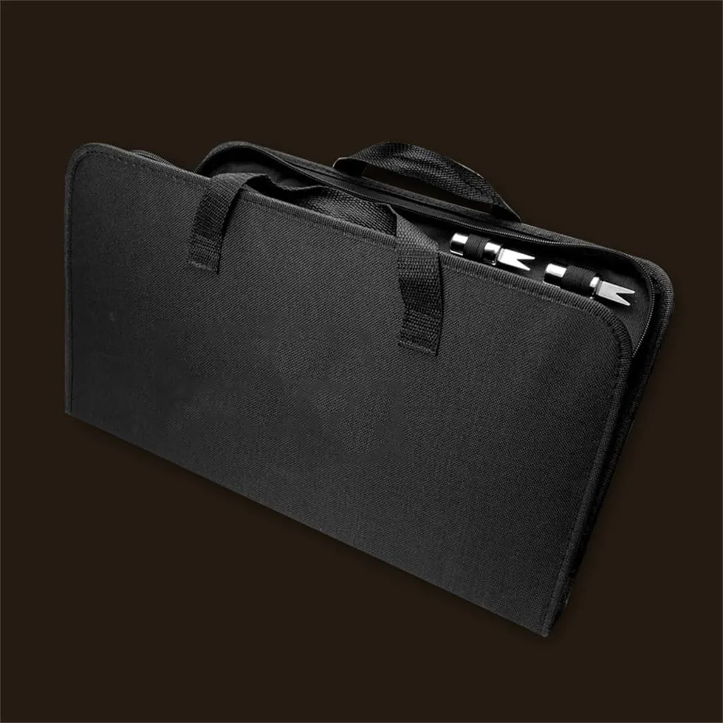 Fork Shovel Clip BBQ Accessories Cloth Bag Stainless Steel Baking Set