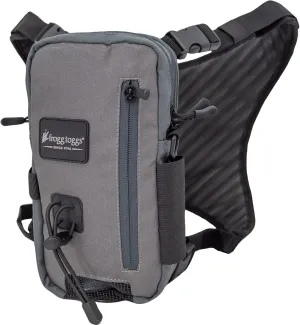 FROGG TOGGS Hightide Fishing Chest Pack, Easy Hands-Free tackle storage bag with built-in Rod Support