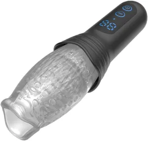 Fully Automatic Men's Fitness Training Tool, Multi-Frequency Rotation, LCD Display